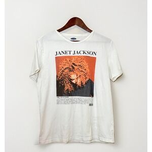 Janet Jackson 1997 Womans The Velvet Rope Size M Old Navy Short Sleeve Tee